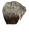 New men's cross-border express delivery wig, European and American brown and gray diagonal split, direct sales from the manufacturer Item Picture